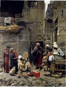 unknow artist Arab or Arabic people and life. Orientalism oil paintings 215 oil painting image
